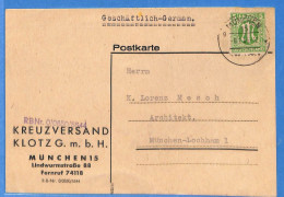 Allemagne Bizone - 1946 - Carte Postale De Munchen - G34184 - Autres & Non Classés