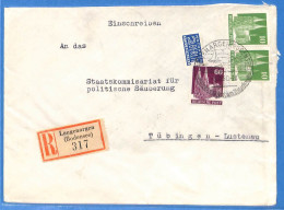 Allemagne Bizone - 1950 - Lettre Einschreiben De Lamgenargen - G34164 - Other & Unclassified
