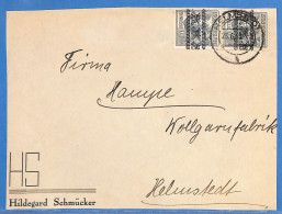 Allemagne Bizone - 1948 - Seulement Le Recto D'une Lettre De Helmstedt - G34149 - Other & Unclassified