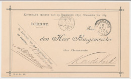 Kleinrondstempel Woubrugge 1897 - Unclassified