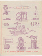 Nota Amsterdam 1883 - Peck & Co. Metaalwaren - Molen Etc. - Netherlands