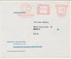 Meter Cover Netherlands 1967 Concert Hall Orchestra Amsterdam - Music
