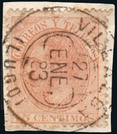 Lugo - Edi O 210 - Fragmento Mat Trébol "Villalba" - Used Stamps