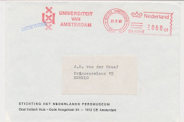 Meter Cover Netherlands 1985 University Of Amsterdam - Non Classés