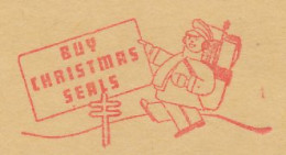 Meter Cut USA Christmas Seals  - Noël
