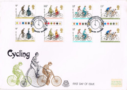 55369. Carta F.D.C. NOTTINGHAM (England) 1978. CYCLING, Ciclismo. Complet Shet - 1971-1980 Em. Décimales
