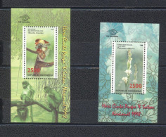 Indonesia 1998- Flaura And Fauna 2 M/Sheets - Indonésie