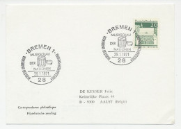 Card / Postmark Germany 1974 Drum - Music Show - Music