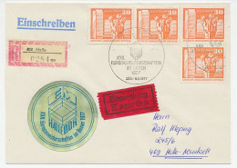 Registered Cover / Postmark Germany / DDR 1977 Boxing - European Championships - Autres & Non Classés