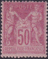 France Classiques N°104 50c Rose Qualité:** Cote:400 - 1898-1900 Sage (Type III)