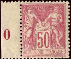 France Classiques N°104 50c Rose Qualité:* Cote:400 - 1898-1900 Sage (Type III)