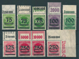 MiNr. 286-295  ** Oberrand  (0471) - Unused Stamps