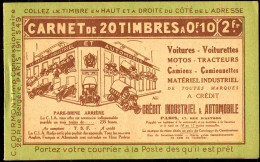 Algérie Carnets N°C9 10c Pasteur (s49) Qualité:** Cote:350 - Other & Unclassified