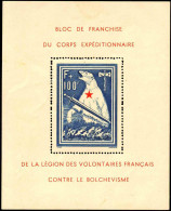 France Timbres De Franchise  N°1 Bloc Ours Qualité:** Cote:750 - Guerre (timbres De)