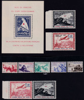 France Timbres De Franchise  N°1 à 10  Qualité:** Cote:875 - Guerre (timbres De)