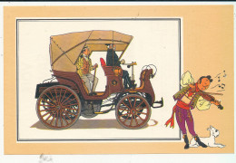 TINTIN  VOIR ET SAVOIR PAR HERGE  COLLECTION CHEQUE TINTIN  SERIE   AUTOMOBILE   VOITURE TATRA  TCHECOSLOVAQUIE  1897 - Cars