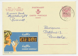 Publibel - Postal Stationery Belgium 1963 Coffee - Cle D Or - Key - Andere & Zonder Classificatie