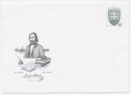 Postal Stationery Slovakia Jozef Miloslav Hurban - Book  - Ecrivains