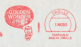 Meter Cover Netherlands 1980 - MRZ = Writing Error Chips - Potato - Golden Wonder - Zwolle - Ernährung