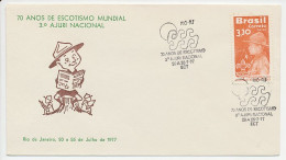Cover / Postmark Brazil 1977 Scouting - Autres & Non Classés