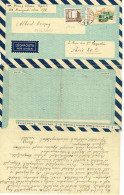 N°1007 Plus 1188 Camion Lettre Du 09-04-1956 - Lettres & Documents