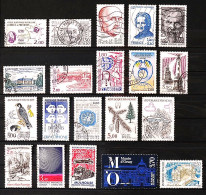 France 1980/1987 - 20 Timbres N° 2087-2095-2096-2097-2098-2111-2194-2235-2272-2326-2340-2347-2374-2387-2430-2443-2445... - Oblitérés