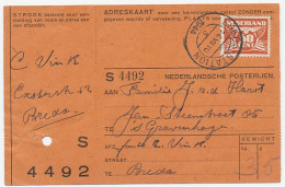 Em. Duif Adreskaart / Pakketkaart Binnenland Breda 1944 - Non Classés