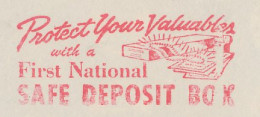 Meter Top Cut USA 1950 Safe Deposit Box - Non Classés