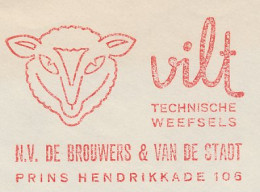 Meter Cover Netherlands 1959 Sheep - Felt - Amsterdam - Ferme
