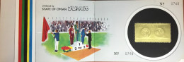 State Of Oman 1968 Olympic Games Gold Stamp Presentation Pack MNH - Oman