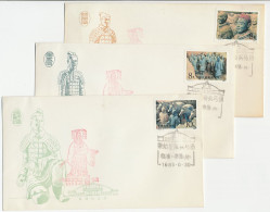 Covers / Postmarks China 1980 Qin Pottery Figures - Qin Shi Huang Mausoleum  - Autres & Non Classés