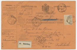 Em. 1872 Pakketkaart Middelburg - Belgie  - Non Classés