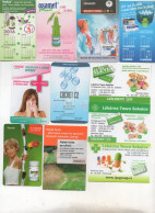11 Pieces Calendar Pharmacy, Medicines, Various Types, Czech Republic - Petit Format : 2001-...