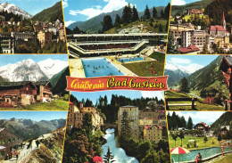 BAD GASTEIN, SALZBURG, MULTIPLE VIEWS, ARCHITECTURE, MOUNTAIN, RESORT, POOL, BRIDGE, WATERFALL, AUSTRIA, POSTCARD - Bad Gastein