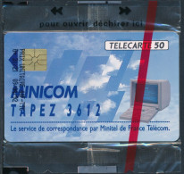 Télécartes France - Publiques N° Phonecote F271 - 3612 MINICOM (50U GEM NSB) - 1992