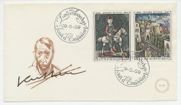 Cover / Postmark France 1969 Joseph Kutter - Painter - Autres & Non Classés