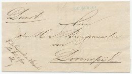 Naamstempel Oldebroek 1877 - Lettres & Documents