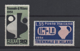 Repubblica 1951 - IX Triennale Di Milano - Nuovi Traccia Linguella - MH* - 1946-60: Neufs