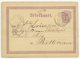Naamstempel Leur 1876 - Lettres & Documents