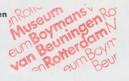 Meter Cover Netherlands 1989 Museum Boymans Van Beuningen Rotterdam - Autres & Non Classés