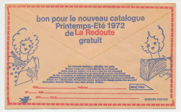 Postal Cheque Cover France 1972 Catalog - Writing - Non Classés