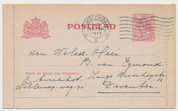 Postblad G. 14 Amsterdam - Deventer 1917 - Postal Stationery