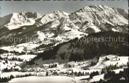 71538806 Unterjoch Blick Auf Gaishorn Und Iseler Allgaeuer Alpen Wintersportplat - Hindelang