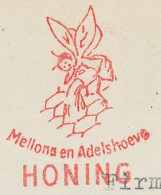 Meter Cut Netherlands 1953 Bee - Honey - Autres & Non Classés