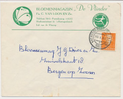 Firma Envelop S Hertogenbosch 1952 - Bloemen - Vlinder - Fleurop - Non Classés
