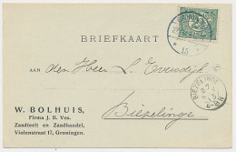 Firma Briefkaart Groningen 1913 - Zaadhandel - Non Classés