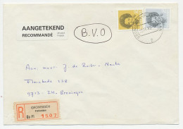 Em. Beatrix Aangetekend Met B.v.O. Groningen 1989 - Non Classés