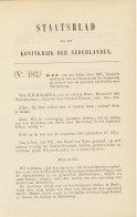 Staatsblad 1901 : Spoorlijn Zwolle - Marienberg - Documents Historiques