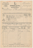 Aanslagbiljet Lisse - Haarlemmermeerpolder 1904 - Fiscaux