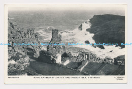 C010253 King Arthurs Castle And Rough Sea. Tintagel. R. Youlton. Tintagel. RP. 1 - Monde